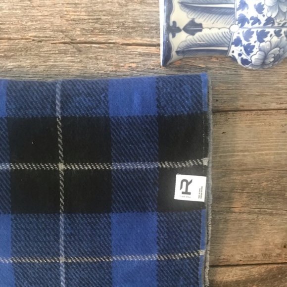 Nordstrom Other - Nordstrom The Rail Neck Blue Plaid Scarf
